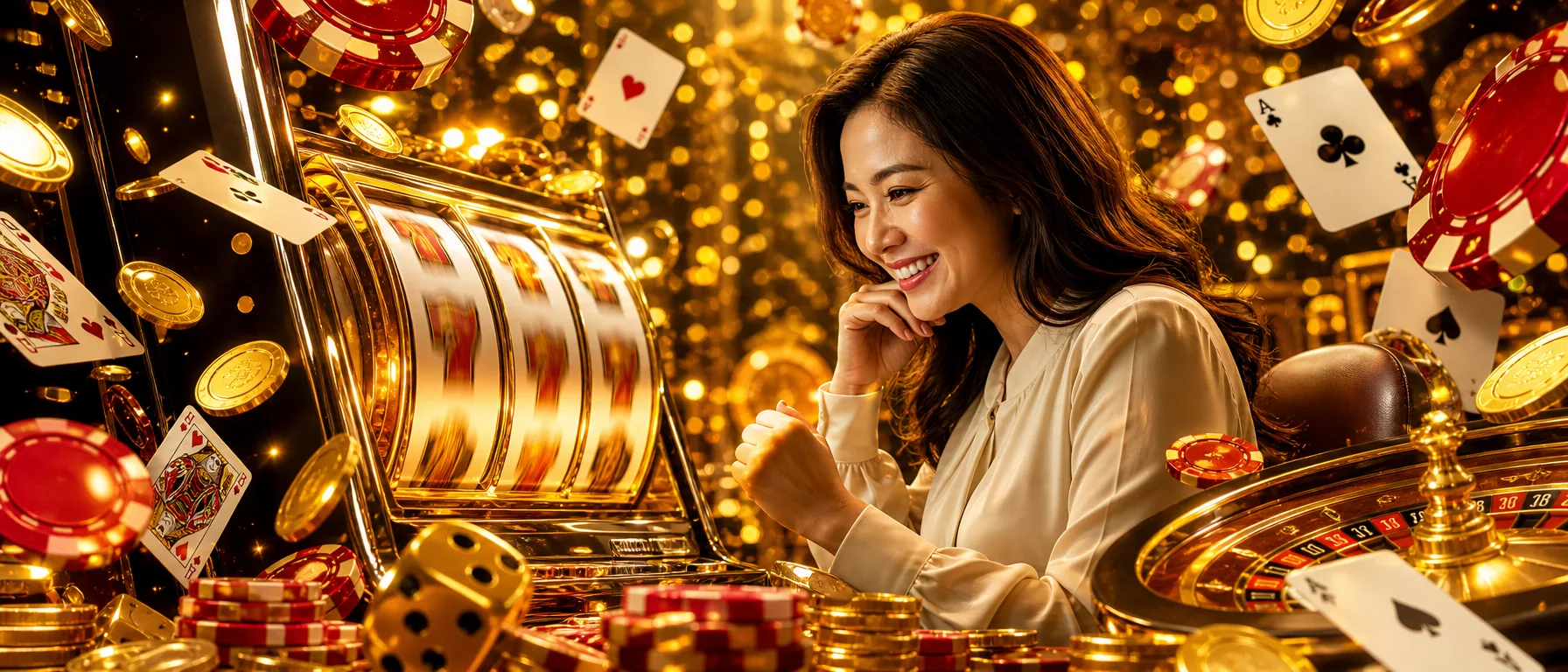 The Games Are Live. Your Seat Is Waiting.. Skip the browsing. meta888 has a full lineup of online casino ga… – gold slots collage illustration